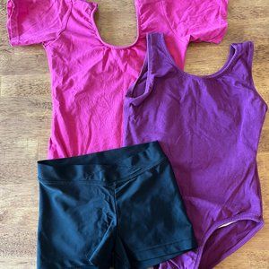 Girls Dance Leotards and Booty Shorts
